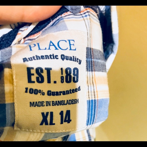 🆕 PLACE AUTHENTIC QUALITY BOYS SHIRT - Picture 4 of 4